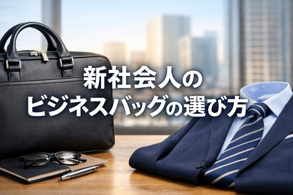 新社会人のビジネスバッグの選び方！種類・相場・おすすめブランドを徹底解説
