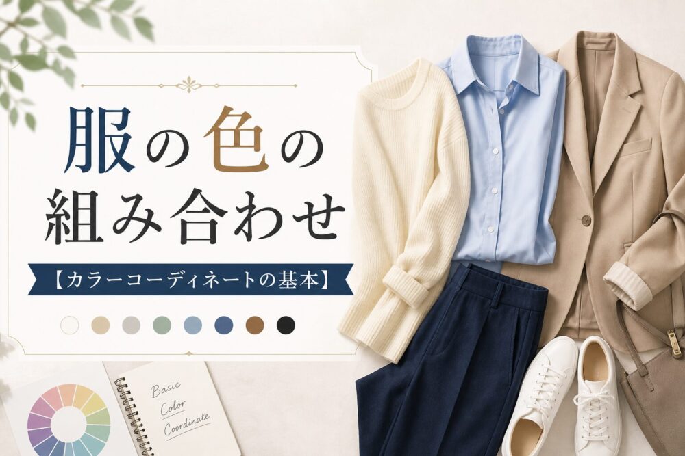 服の色の組み合わせ方・カラーコーディネートの基本