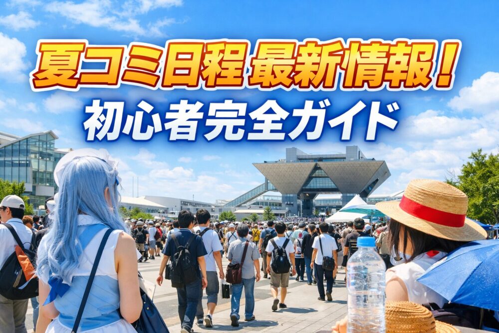 夏コミ日程最新情報！初心者完全ガイド