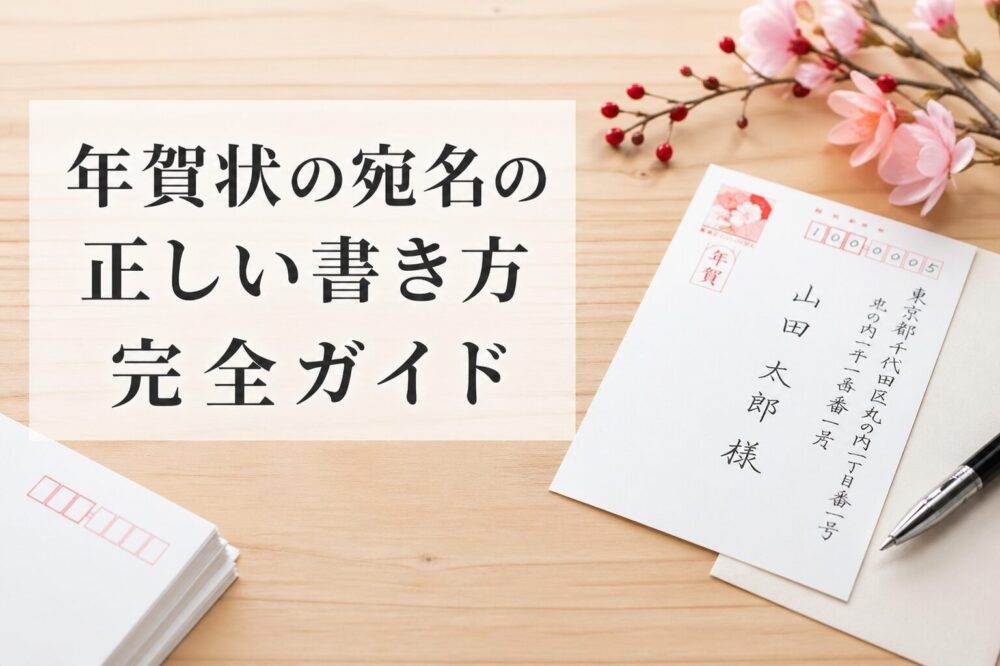 年賀状の宛名の正しい書き方完全ガイド