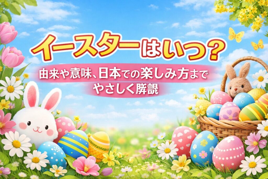 イースター2026年の日にちはいつ?由来を紐解き毎年楽しむ復活祭