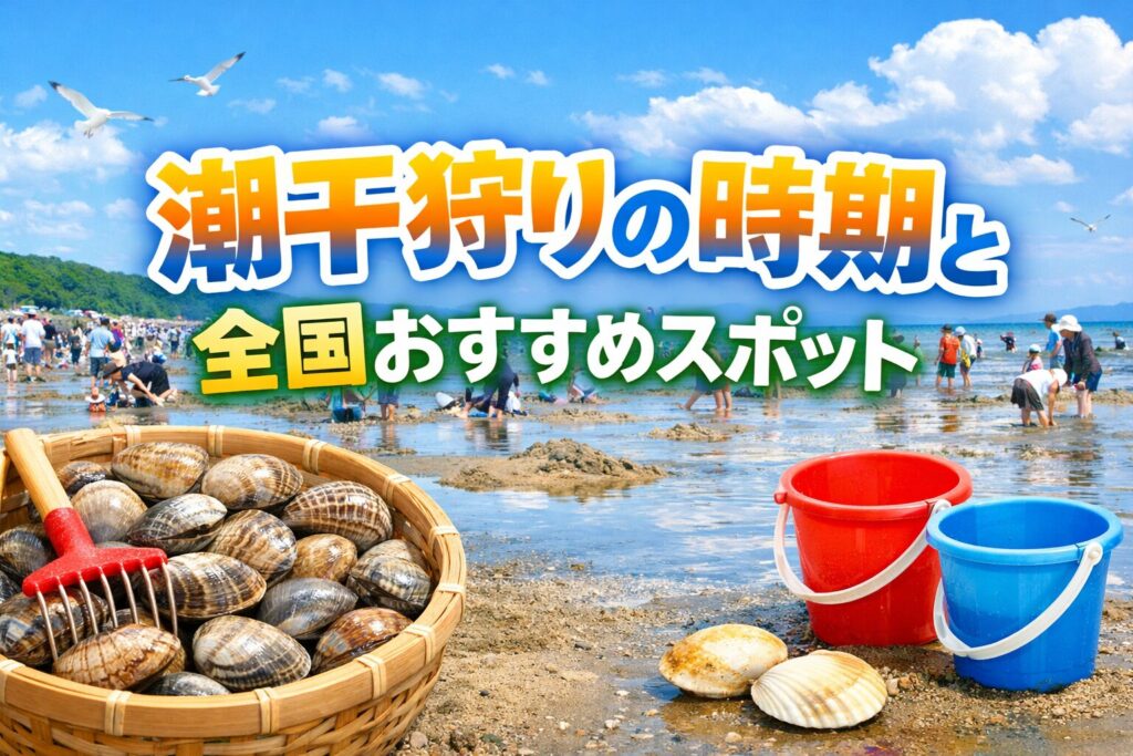 潮干狩りの時期はいつ？全国のおすすめスポットとベストシーズンを徹底解説