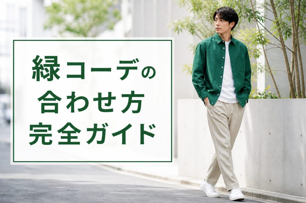 緑コーデの合わせ方