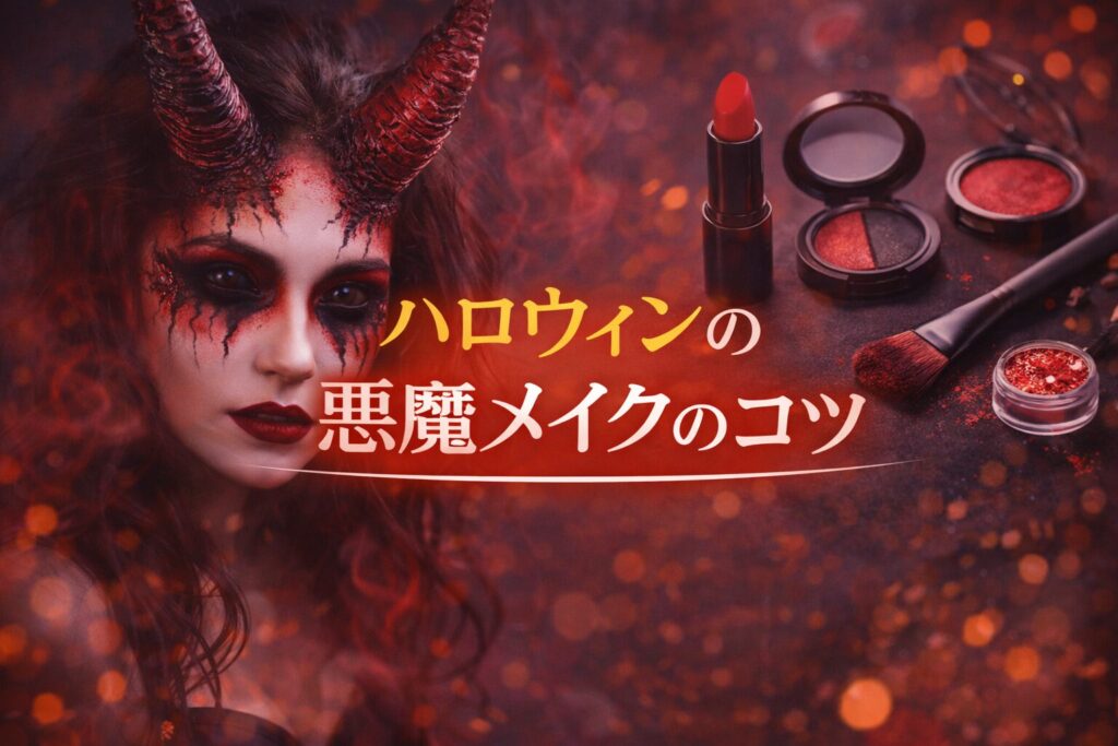 ハロウィンの悪魔メイク術!短時間でダークアリス風のデビルになろう