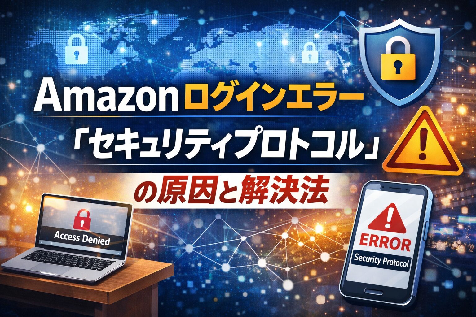 【2025年最新版】Amazonログインエラー「セキュリティプロトコル」の原因と今すぐ直す方法