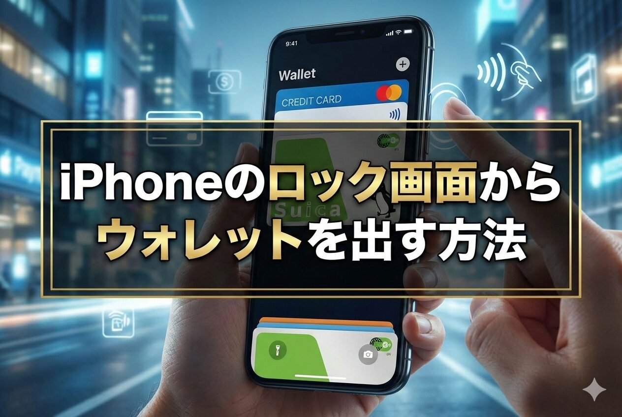 iPhoneのロック画面からウォレットを出す方法!設定・ボタン操作・出ない時の対処法