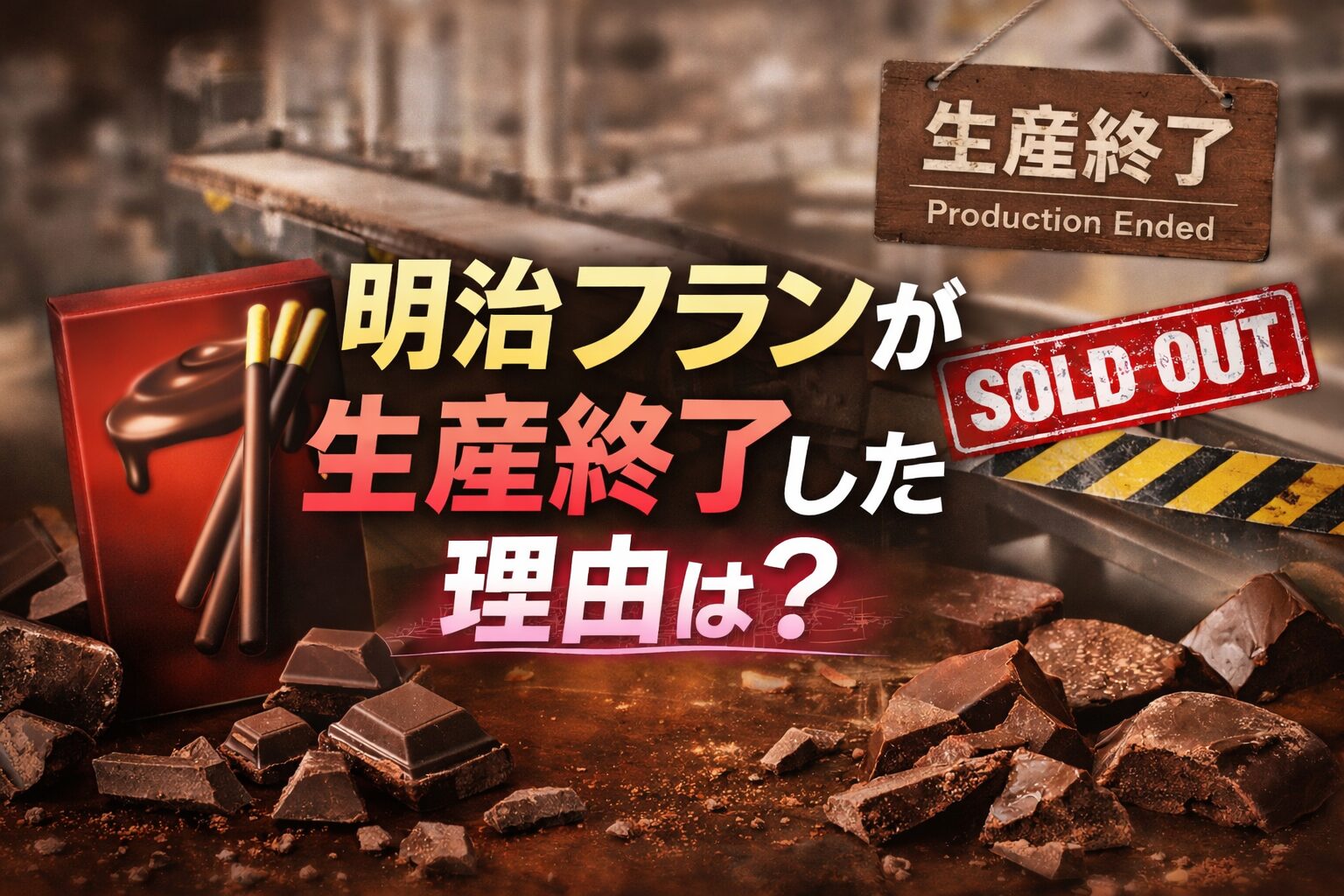 明治フランが販売終了した理由は?なぜ消えたのかと復活の可能性を徹底調査