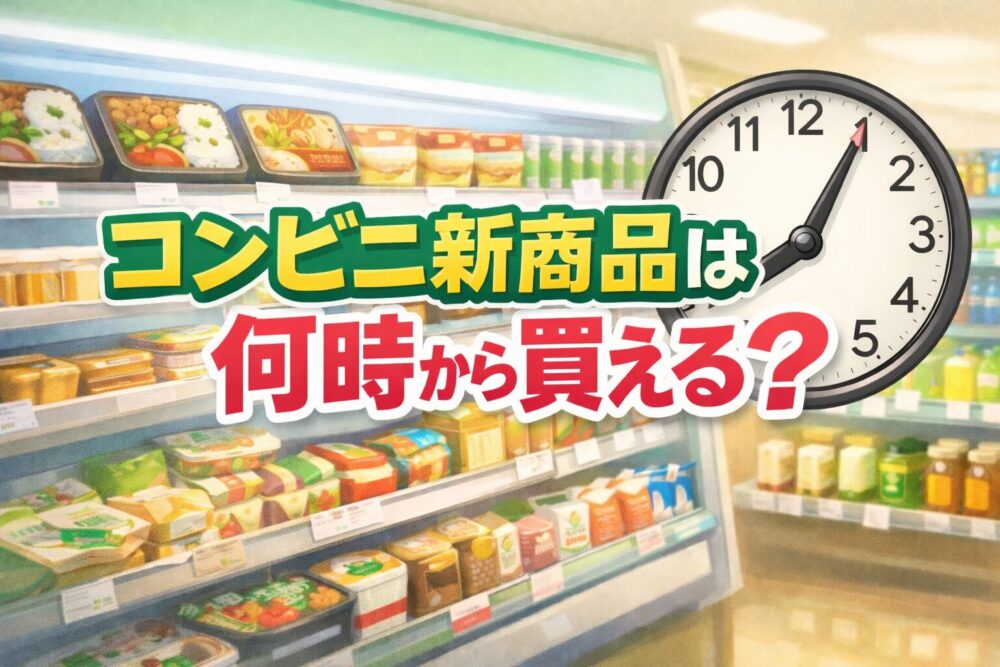 コンビニ新商品は何時から買える？入荷時間の目安と朝イチ最短攻略法