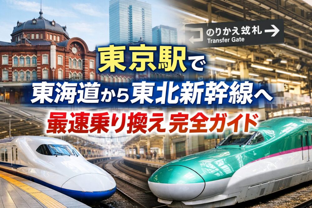 東京駅で東海道から東北新幹線へ最速時間で乗り換え完全ガイド！