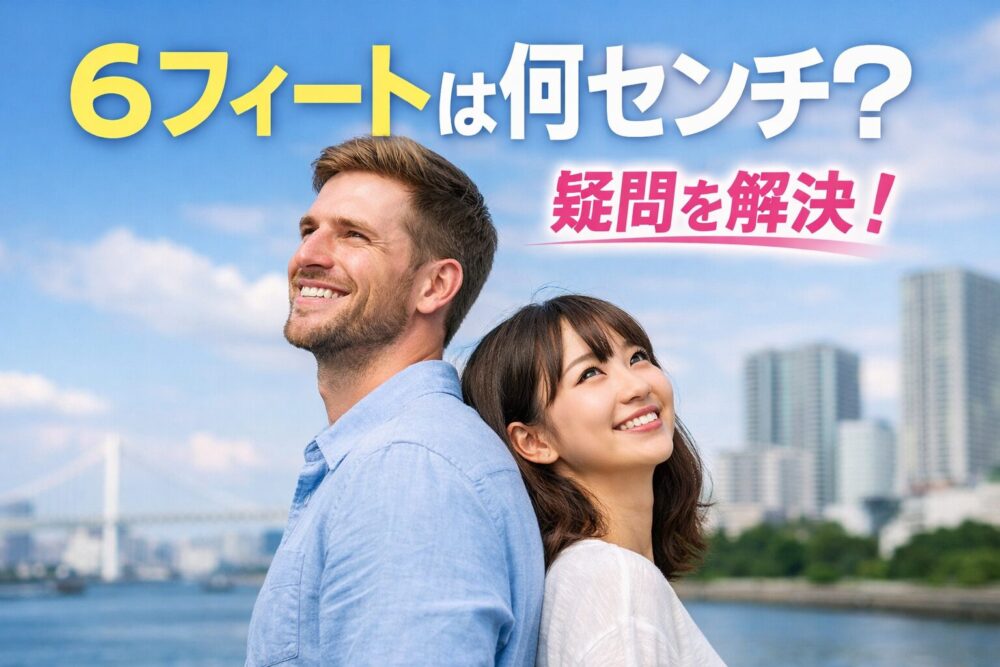 6フィートは何センチ?身長でわかるfeetとcm変換を徹底解説