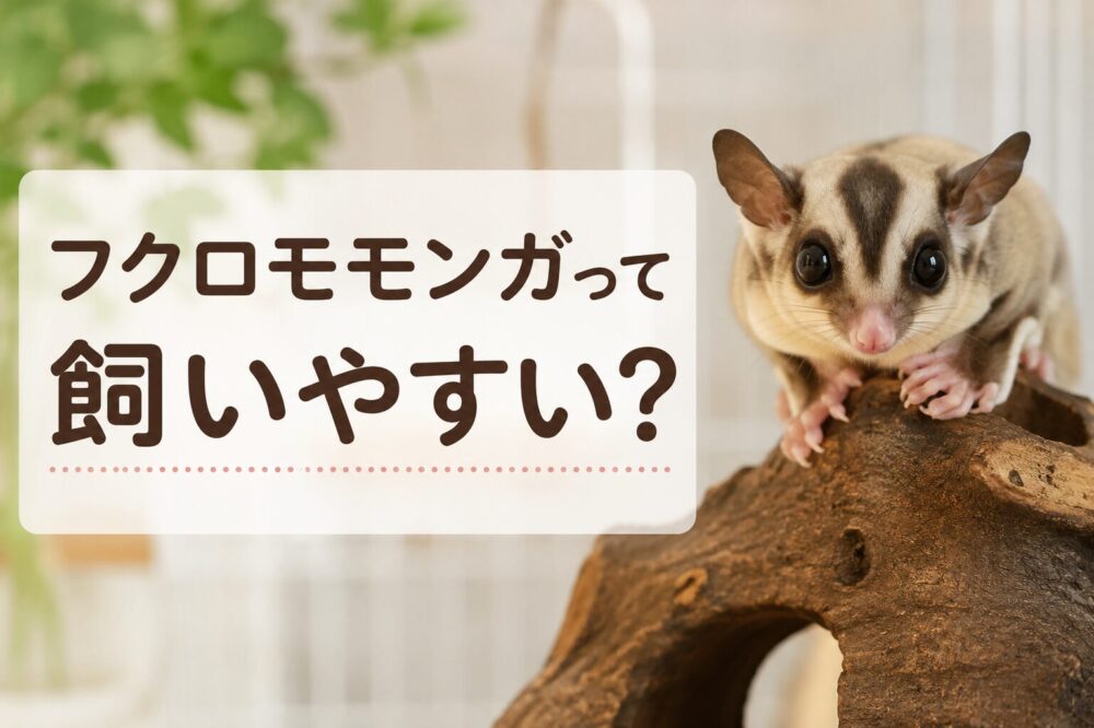 フクロモモンガの性格・寿命・臭いについて飼いやすさを徹底解説